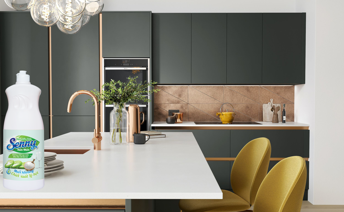 Nước rửa bát Senny lô hội, bảo vệ sức khỏe gia đình Việt