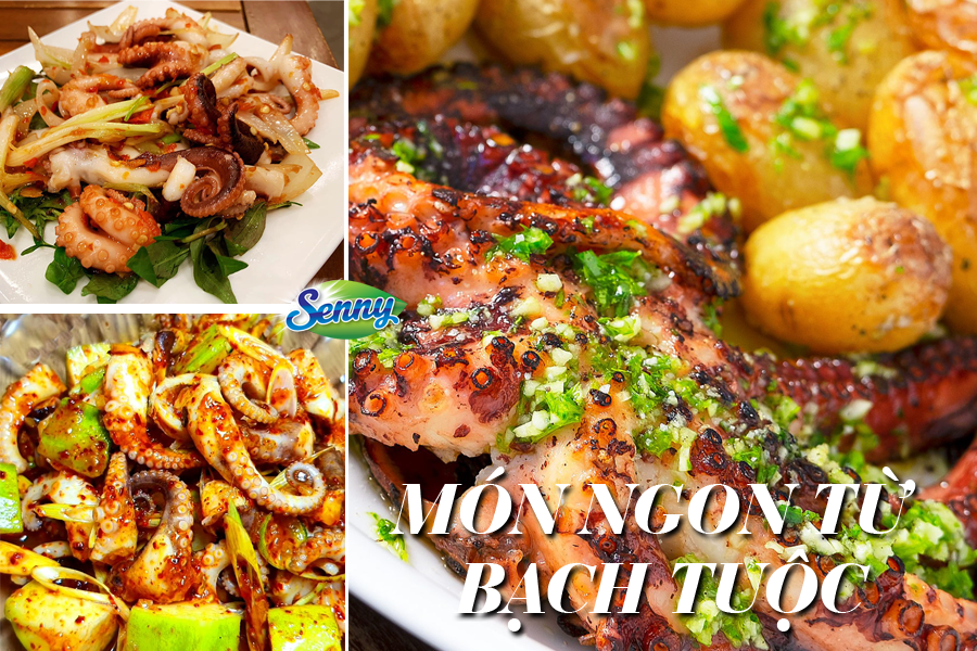 Xuýt xoa trước những món ăn với bạch tuộc giòn ngon lạ miệng