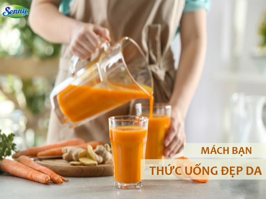 Thời tiết hanh khô uống ngay 3 loại nước ép giúp da sáng mịn, căng mướt
