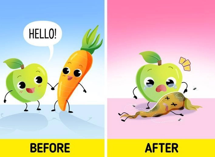 Bạn có biết, 9 loại rau củ không nên bảo quản cùng nhau?