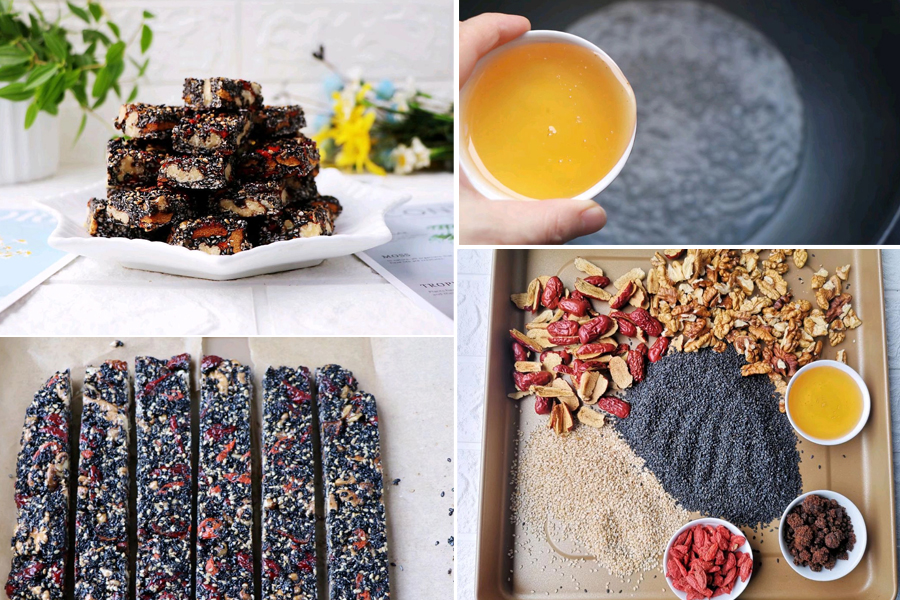 Tết này tự làm làm món kẹo táo đỏ mè đen ngon hết sảy