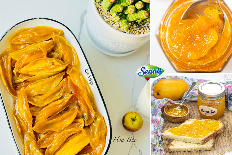 Cách làm mứt Xoài dẻo ngon chiêu đãi gia đình, bạn bè ngày Tết