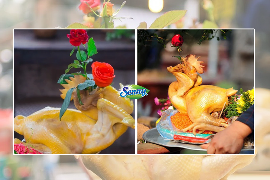 Mẹo luộc gà cánh tiên da vàng ươm, căng bóng làm cỗ Tết