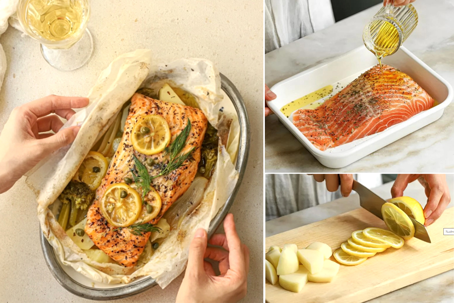 Bật mí làm món cá hồi nướng chanh thơm ngon, bổ dưỡng, mà không hề tanh