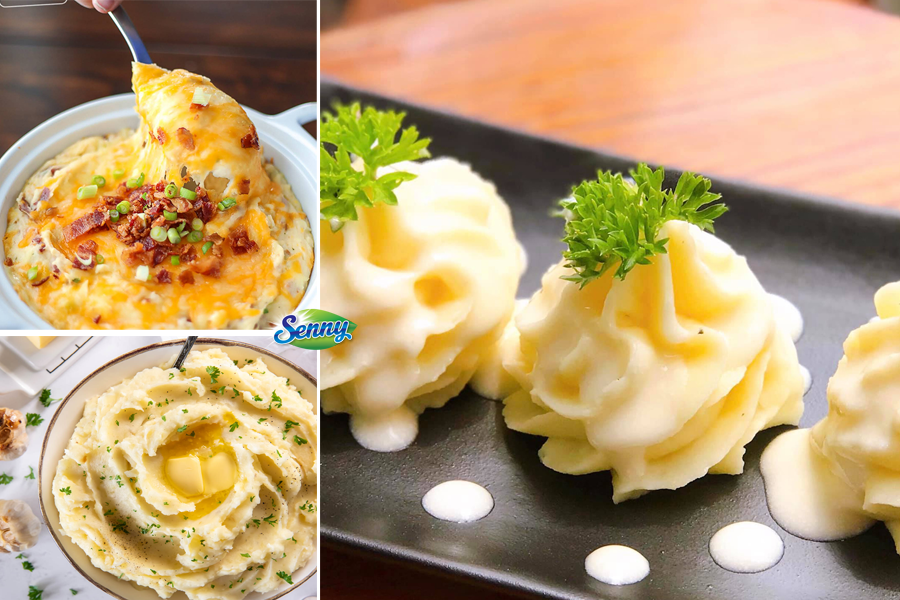 Tự làm khoai tây nghiền mềm mịn, dẻo thơm, béo ngậy cho bé thêm bụ bẫm