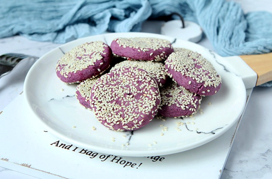 Bánh khoai lang tím chống lão hóa và tăng sức đề kháng cực tốt cho cả gia đình