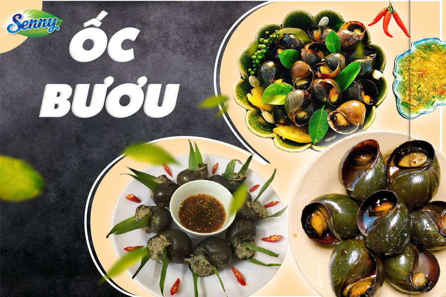 Top món ngon từ ốc bươu chuẩn vị, vét sạch nồi cơm