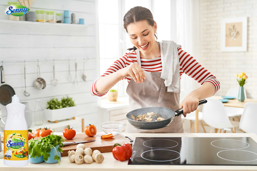 Bảo vệ da tay mềm mại với nước rửa chén thiên nhiên Senny