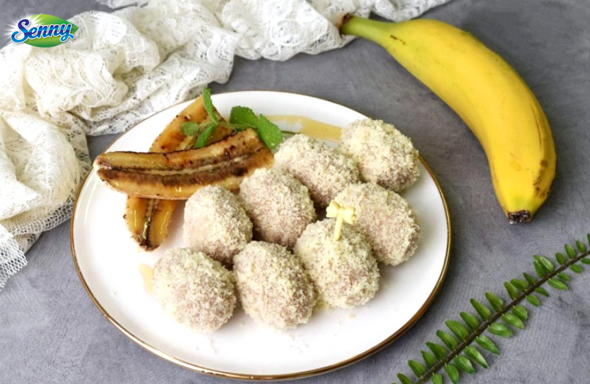 Tự làm bánh trôi vị chuối cho Tết Hàn thực ngon, lạ, ăn là ghiền