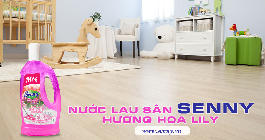 Nước Lau Sàn Senny Lily Sạch Khuẩn - Mùi Hương Tự Nhiên Dịu Nhẹ