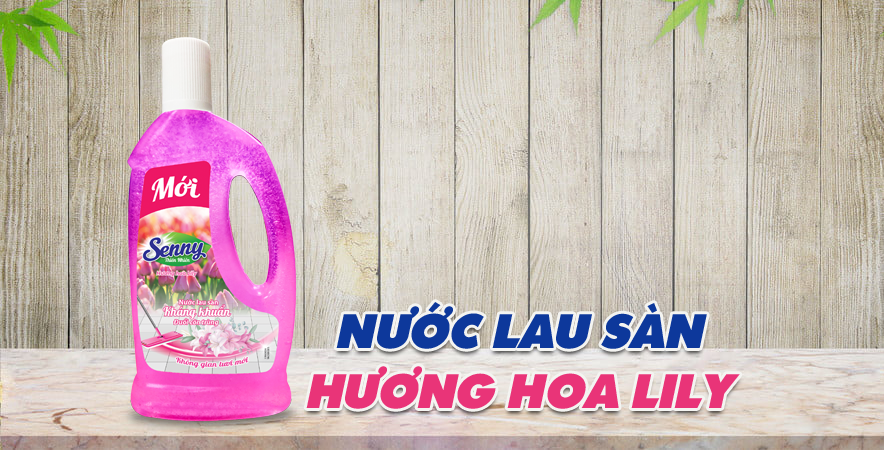 Lau sàn sạch bóng, đuổi côn trùng hiệu quả với nước lau sàn Senny lily