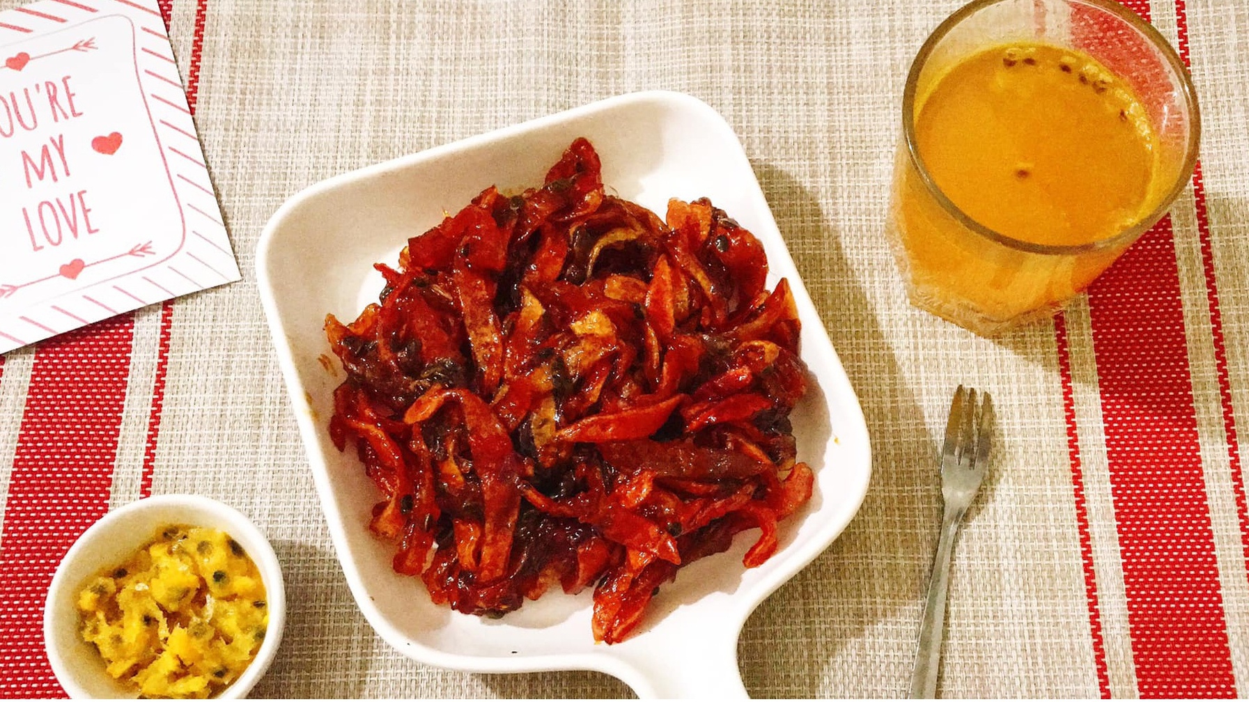 Mứt vỏ chanh dây ngon xoắn lưỡi, cho Tết thêm đong đầy