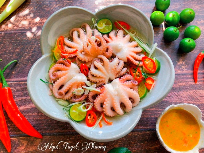 Bí kíp làm sạch mực, bạch tuộc sạch, nhanh gọn