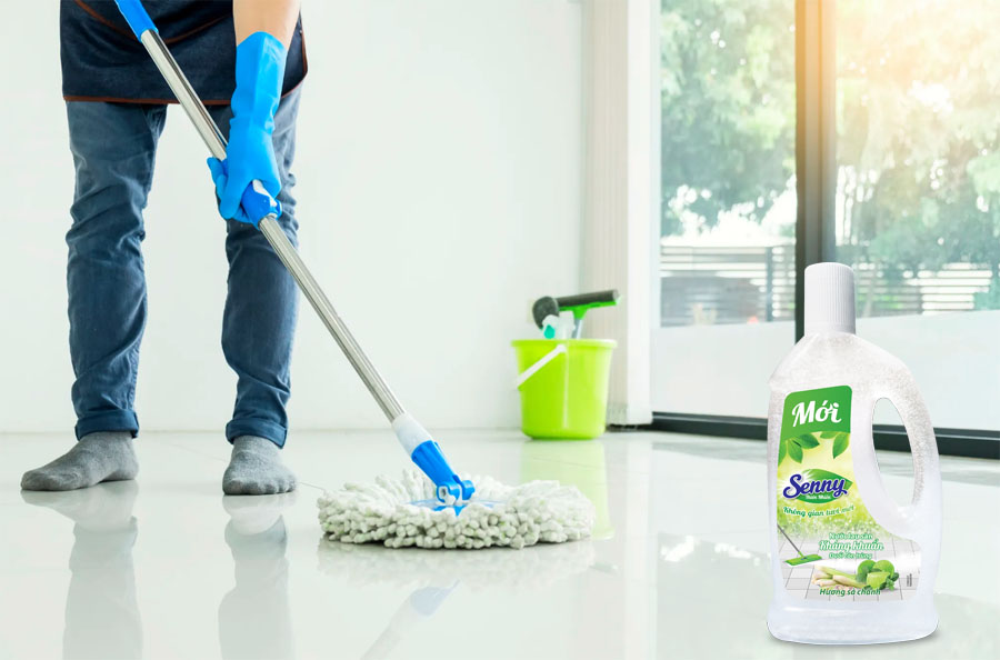 Nước lau sàn Senny - Chanh sả thơm mát, không lo côn trùng