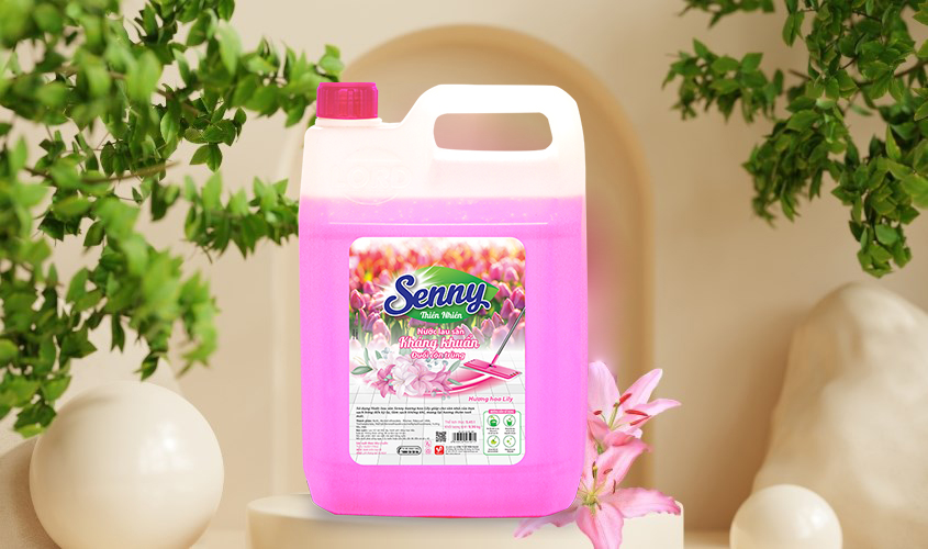 Nước Lau Sàn Senny Hương Hoa Lily – Sạch Bóng Ngát Hương, Cho Không Gian Luôn Thơm Mát