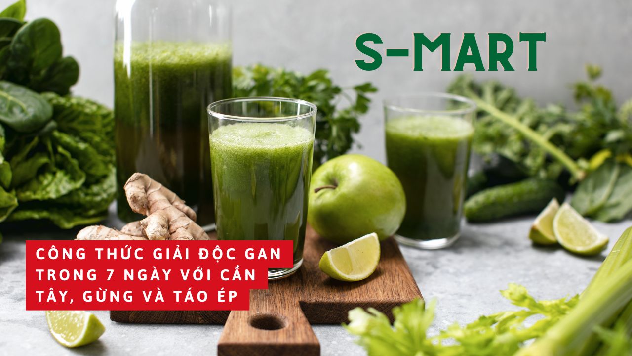 Cách Làm Nước Giải Độc Gan Từ Táo Và Cần Tây Hiệu Quả