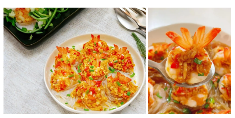 Tôm Miến Sốt Tỏi Thịnh Vượng – Món Ngon Rước Lộc, Làm Nhanh Đón Tết