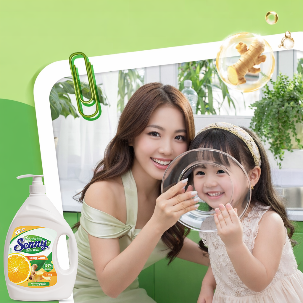 Nước Rửa Chén Senny Thiên Nhiên – Giải Pháp Làm Sạch Toàn Diện Cho Gia Đình Hiện Đại