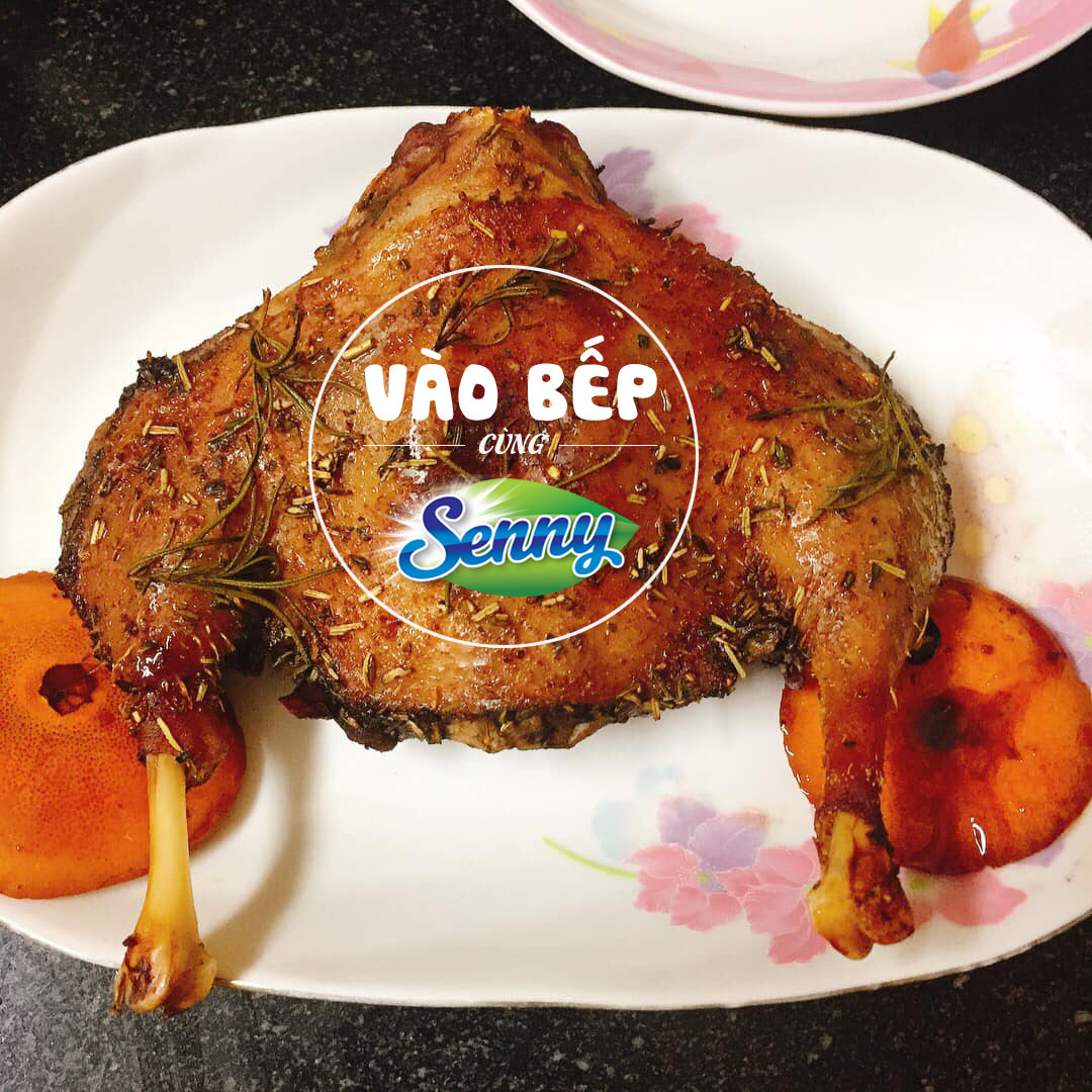 Vịt nướng vang đỏ sốt cam - món ngon cho ngày lạnh