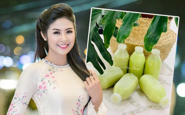 Học ngay món sữa thơm ngon, Hoa hậu Ngọc Hân mê như điểu đổ