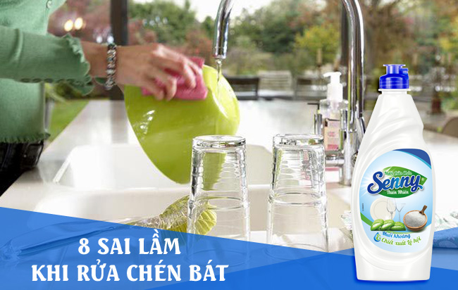 Bạn có mắc phải 8 sai lầm nghiêm trọng khi sử dụng nước rửa chén này?