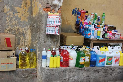 Nhan nhản nước rửa bát rởm, nước rửa chén"3 không"