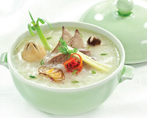 Cháo tim heo hạt sen - sự bồi bổ hoàn hảo cho cả nhà
