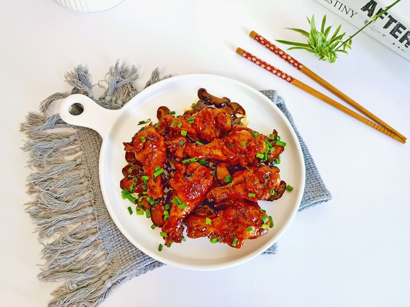 Gà om nấm, thơm ngon cực đỉnh, hao cơm số 1