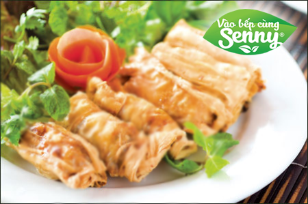 Trổ tài khéo tay với món chả giò bằng tàu hũ ky giòn tan lạ miệng