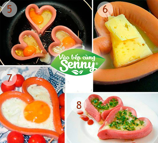 Bữa sáng tình yêu dễ thương dễ làm cho người ấy