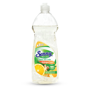 NƯỚC RỬA CHÉN SENNY GỪNG & CAM ĐẬM ĐẶC X3