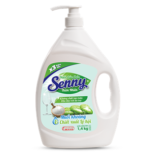 Nước Rửa Chén Senny Thiên Nhiên Tinh Chất Lô Hội 1.4kg